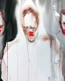 Where are we going?, 2021, watercolor on paper, 200x130cm, Artist: Raimund Schucht Raimund Schucht Art