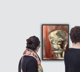 Out of the Darkness, 2020, pigments / watercolor, 40x30cm, Artist: Raimund Schucht Raimund Schucht Art