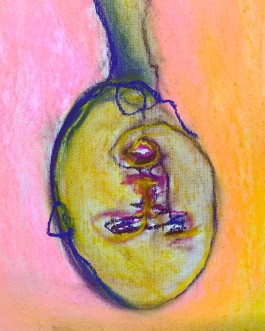 Spiel mir das Lied vom Tanz, 2021, pastel on paper, 160x120cm, Artist: Raimund Schucht Raimund Schucht Art