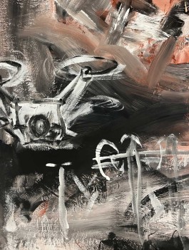 Agonistic, 2022, oil and acrylic on canvas, Artist: Raimund Schucht Raimund Schucht Art